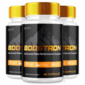 (3Pack) Boostron Pills for Men Maximum Strength – Energy, Vitality & Performance Supplement – 180 Capsules
