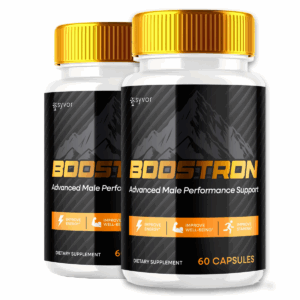 (2Pack) Boostron Pills for Men Maximum Strength – Energy, Vitality & Performance Supplement – 120 Capsules