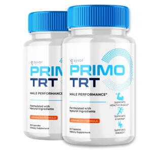 (2Pack) Primo TRT Pills for Men – Max Strength Testosterone Support Formula – 120 Capsules
