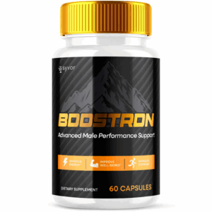 (1Pack) Boostron Pills for Men Maximum Strength – Energy, Vitality & Performance Supplement – 60 Capsules
