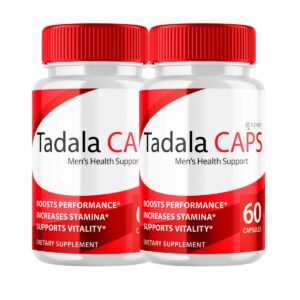 (2Pack) Tadala Advanced Pills for Men – Max Strength Tadala Formula Supplement – 120 Capsules