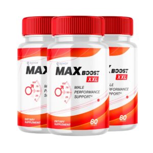 (3 Pack) Max Boost XXL for Men – Advanced Formula Vitamin Supplement – 180 Capsules