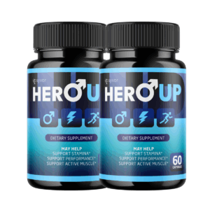 (2Pack) Hero Up for Men Advanced Max Formula Vitamin Supplement – Daily Energy, Vitality & Performance Support
