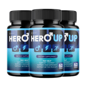 (3Pack) Hero Up for Men Advanced Max Formula Vitamin Supplement – Daily Energy, Vitality & Performance Support