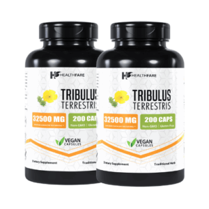 (2Pack) Healthfare Tribulus Terrestris 32,500mg – High Potency Herbal Supplements for Energy, Strength & Vitality