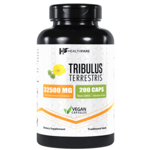 (1Pack) Healthfare Tribulus Terrestris 32,500mg – High Potency Herbal Supplements for Energy, Strength & Vitality