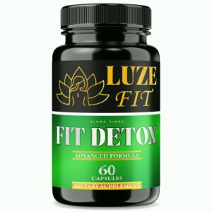 (1Pack) Luze Fit Detox Pills – LuzeFit Detox Formula for Natural Weight Loss & Body Cleanse