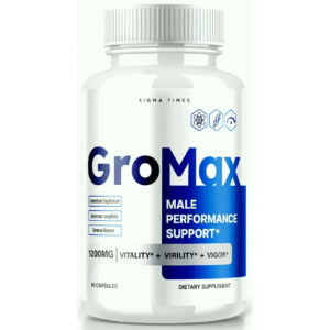 (1Pack) Gromax Male Health Pills – Boost Endurance, Energy & Performance – 60 Capsules